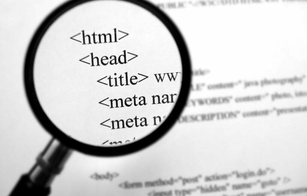 HTML meta tags for on-page SEO